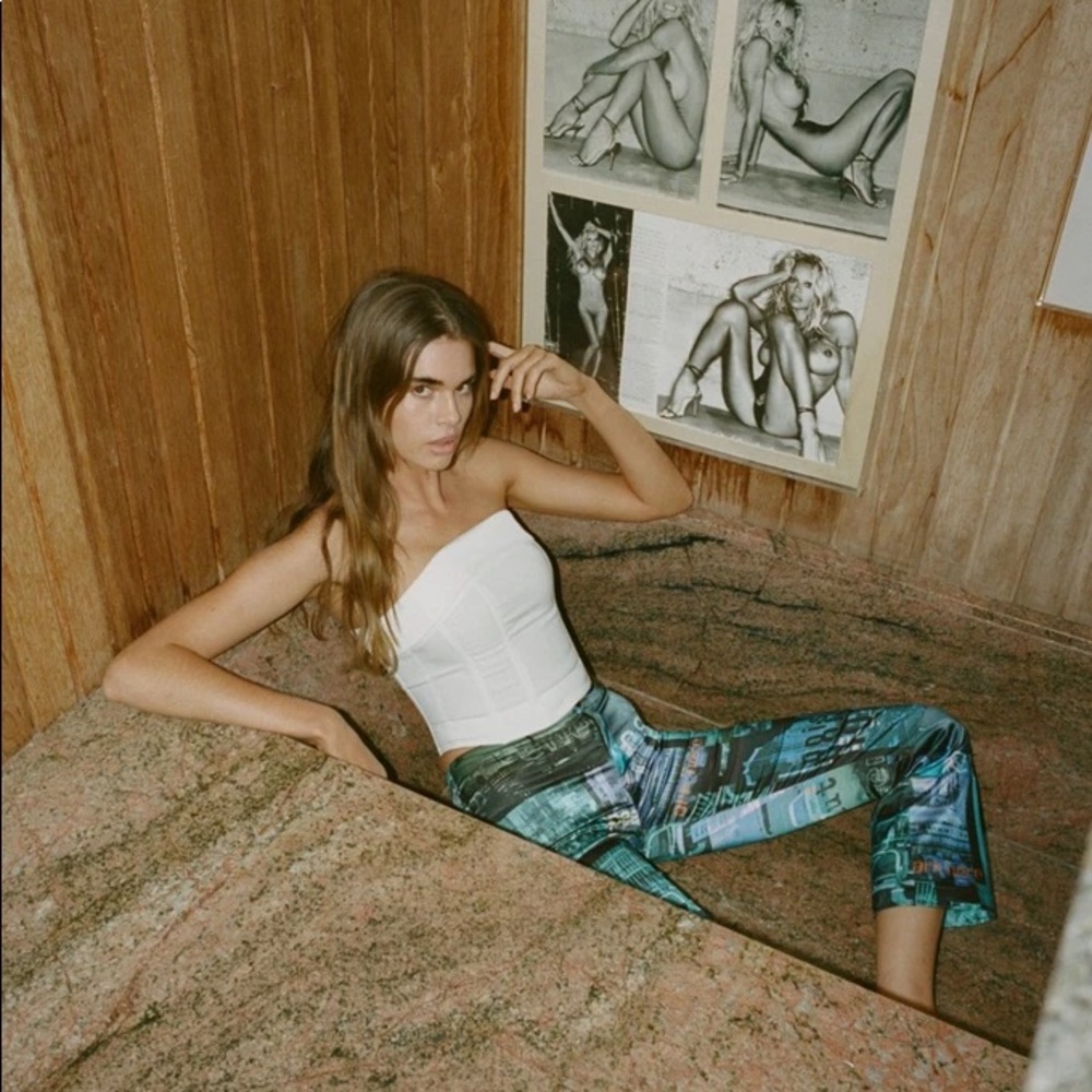 With Jéan Carla Corset Top — White